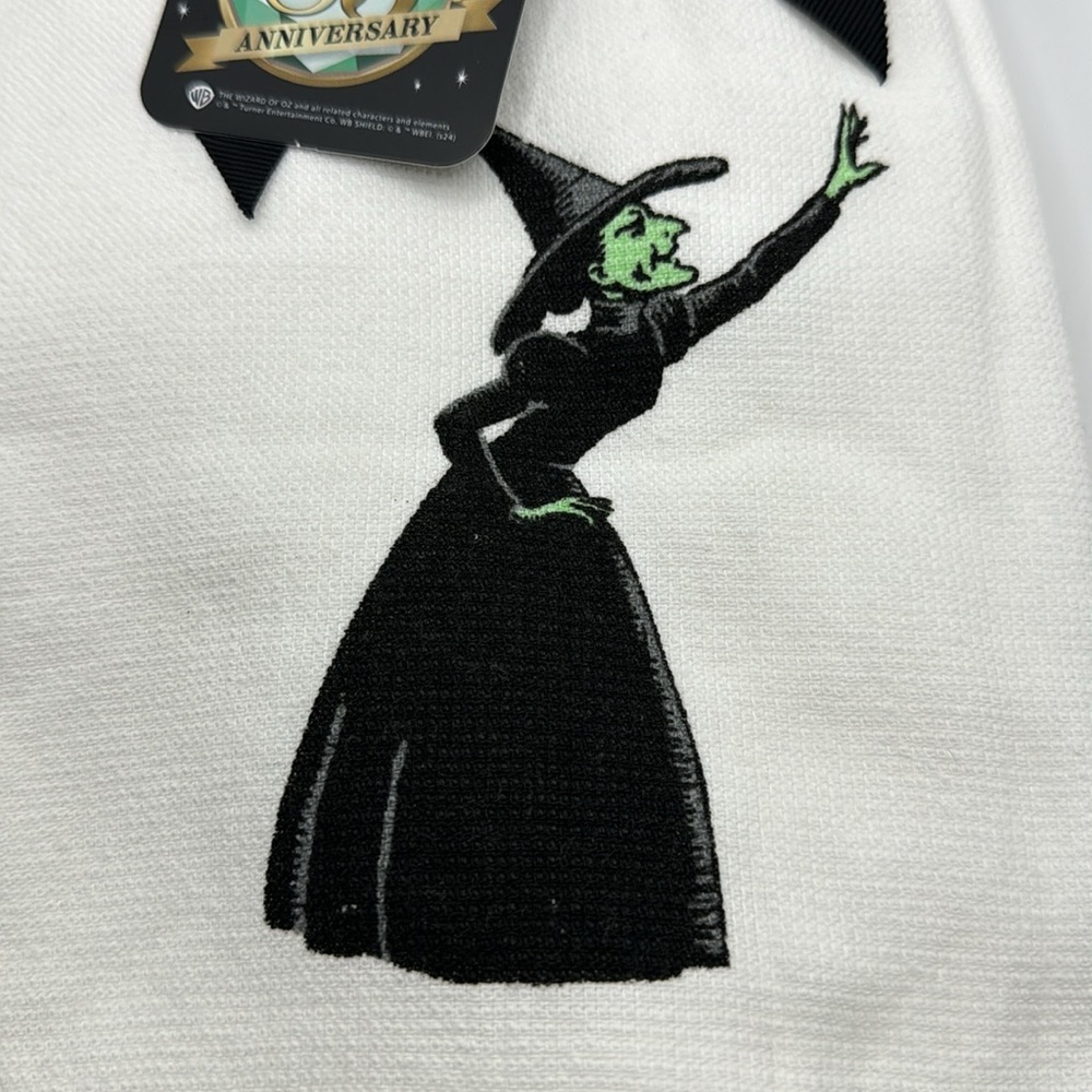 Rae Dunn Pink & Black 'Good Witch / Bad Witch' Kitchen Towels - Set of 2 - Picture 6 of 8